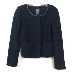 GAP Navy Blue Boucle Jacket